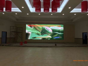 P4全彩室內LED屏餐廳投放廣告屏價格解析 每平米多少錢？